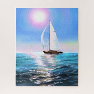 Sailboat at SunriseJigsaw Puzzle - Pinting