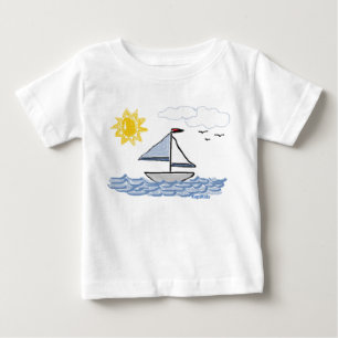 Sailboat Baby T-Shirt