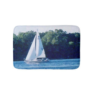 Sailboat Bath Mat