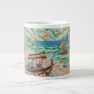 Sailboat Batik Serenade , Speciality Mug