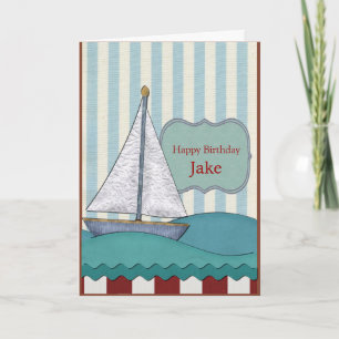 Sailboat Birthday Card