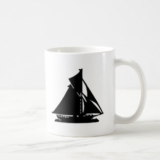 Sailboat Black lg-transp Vero Beach The MUSEUM Zaz Coffee Mug