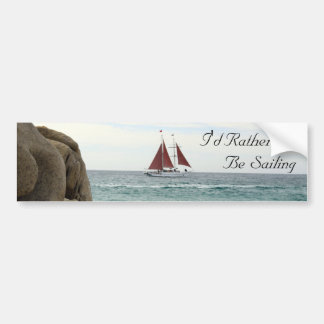 Sailboat Bumper Sticker