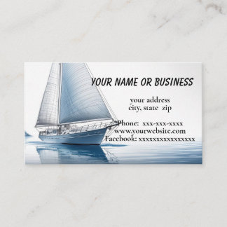 Sailboat Business Card