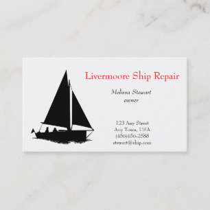 Sailboat Business Cards