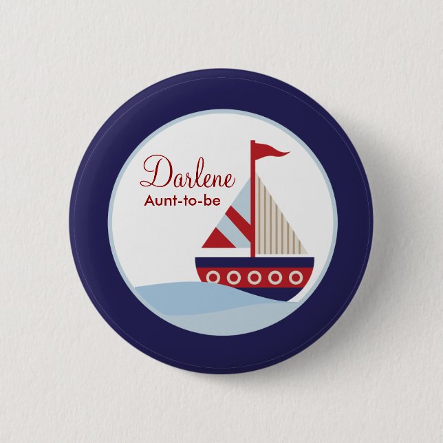 Sailboat Button (Front)