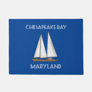 Sailboat Chesapeake Bay Maryland Doormat