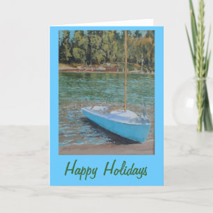 Sailboat Christmas card