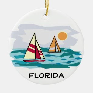 Sailboat Christmas Ornament