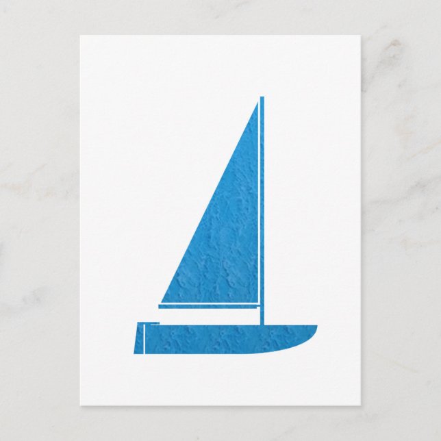 SailBOAT Club Gifts Sail Boat ART NVN41 navinJOSHI Postcard (Front)