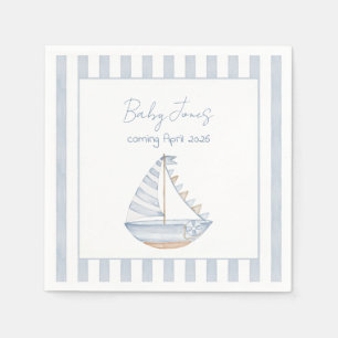Sailboat Cocktail Napkin