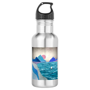 Sailboat Cove Landscape 532 Ml Water Bottle