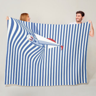 Sailboat Fleece Blanket