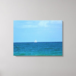 Sailboat, Fort Lauderdale, Florida Canvas Print