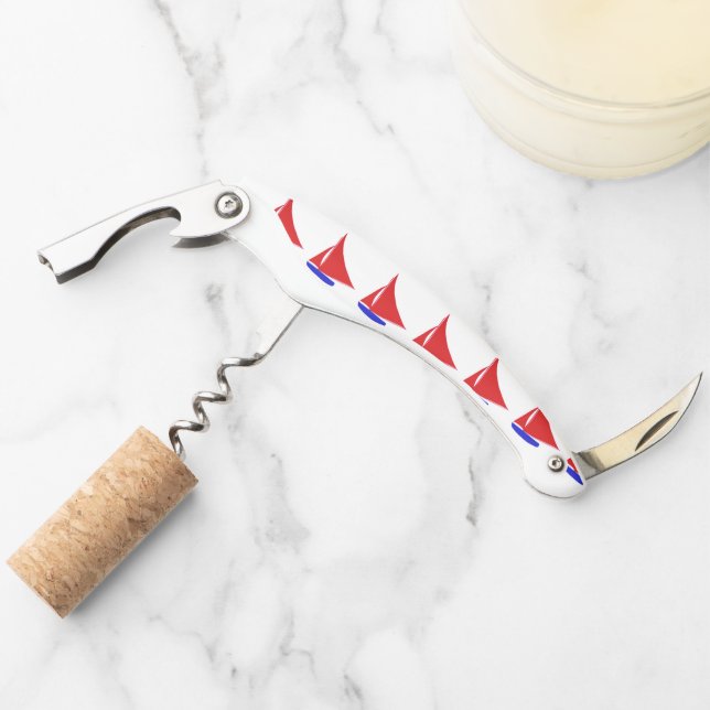 ***SAILBOAT FRONT & ANCHORS AWAY BACK*** CORKSCREW (Front)