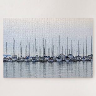 Sailboat Harbour Reflection - Bayfield, WI - 20x30 Jigsaw Puzzle