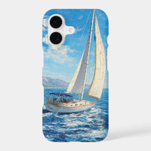 Sailboat Impasto Painting