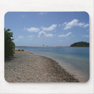 Sailboat in the Distance at St. Thomas Mouse Mat