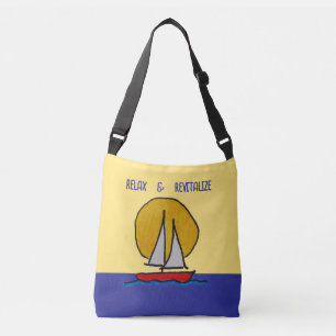 Sailboat in the Sun Crossbody Bag