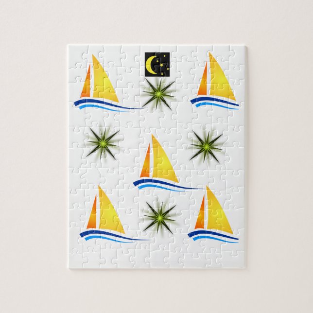 Sailboat Jigsaw Puzzle (Vertical)