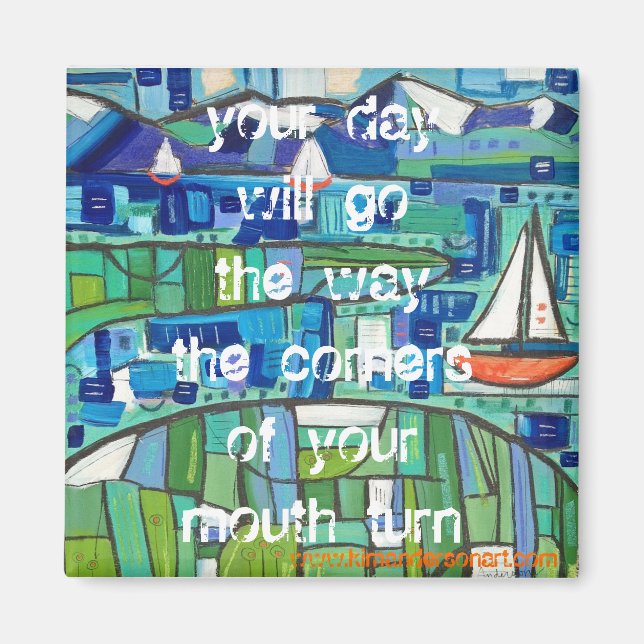 sailboat magnet (Front)