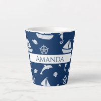 Sailboat & Marine Life Pattern