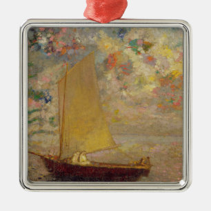 Sailboat Metal Tree Decoration