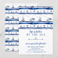 Sailboat Moving Announcement