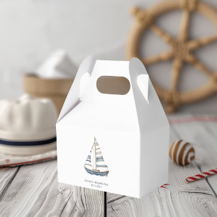 Sailboat Nautical Birthday I Favour Box