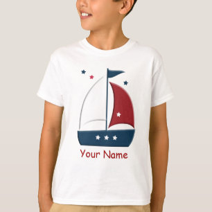 Sailboat Nautical Sailor Custom T-shirt