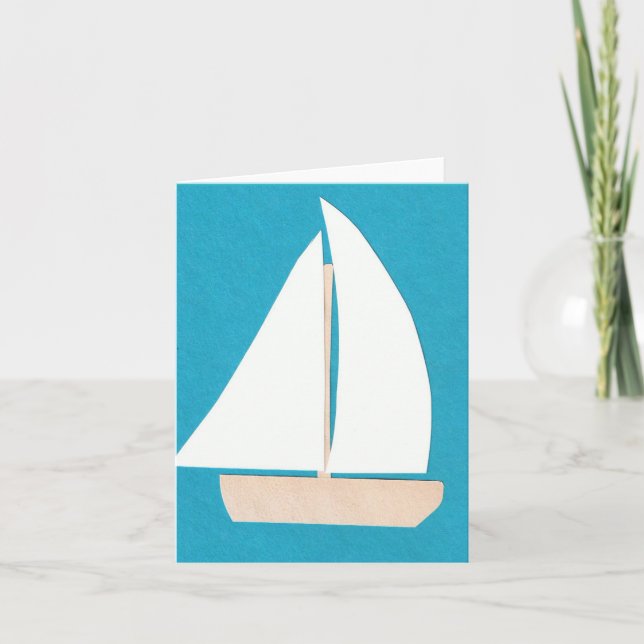 Sailboat Note Card (Front)