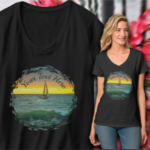 Sailboat on Banderas Bay 0884 T-Shirt