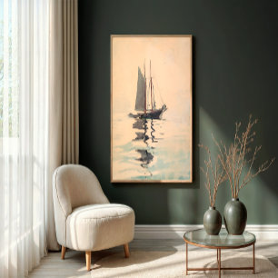 Sailboat on Calm Waters Canvas Print