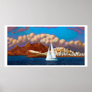 Sailboat on Naxos Poster
