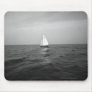 Sailboat on ocean mouse mat
