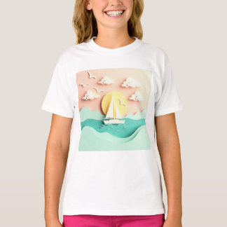 Sailboat on the Sea T-Shirt