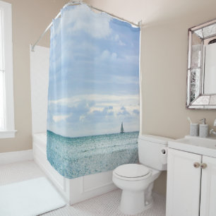 Sailboat on the Water Shower Curtain