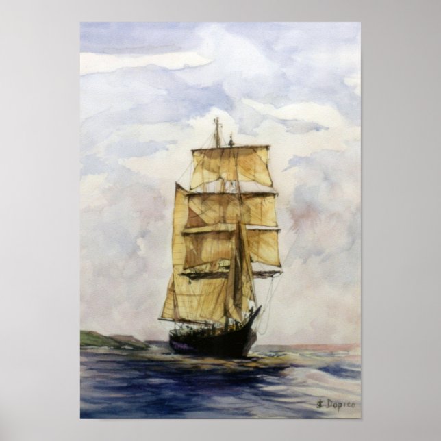 Sailboat Poster (Front)