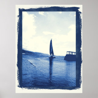 sailboat poster