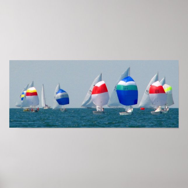 Sailboat races poster (Front)