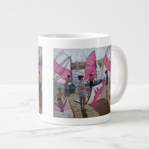 Sailboat Royan France 1992 Large Coffee Mug