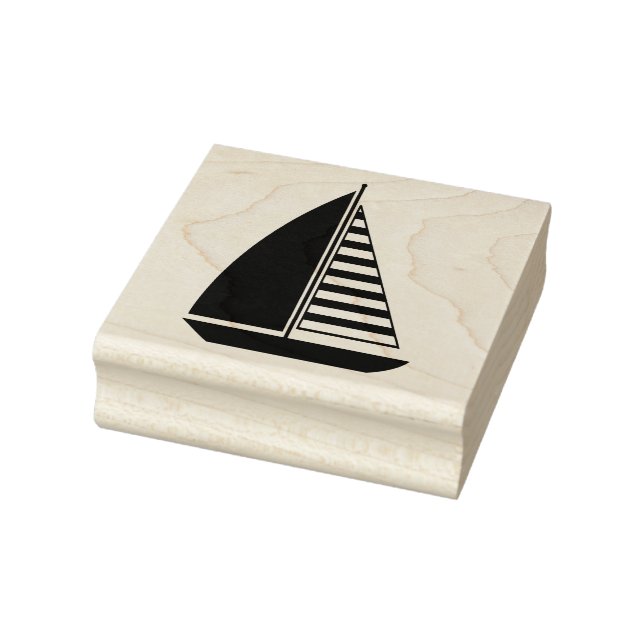 Sailboat Rubber Stamp (Stamp)
