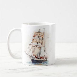 Sailboat. Sailboat Coffee Mug
