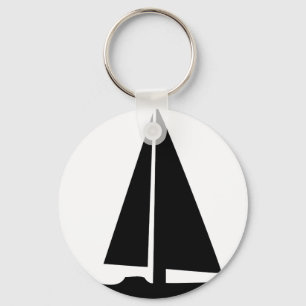 sailboat - sailing boat key ring