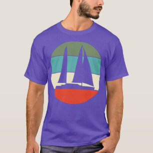 Sailboat Sailing Boating Retro 1 T-Shirt