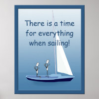 Sailboat Sailing Sailors Prayers Funny Poster