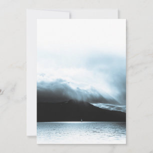Sailboat Seascape Photo Card