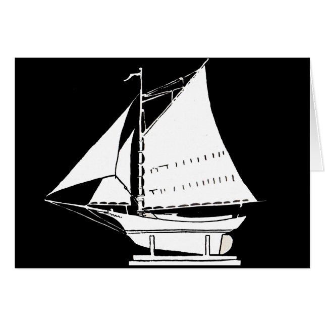 sailboat silhouette (Front Horizontal)