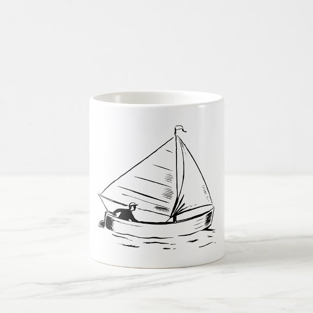 Sailboat Sketch Coffee Mug (Creator Uploaded)