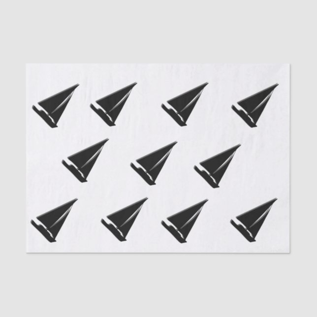 Sailboat Sport Theme Tissue Paper (Front)